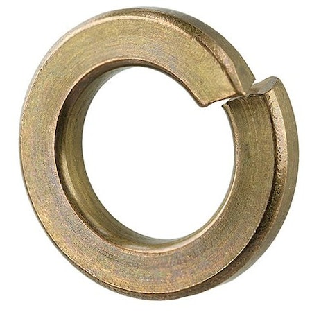 Dottie Split Lock Washer, For Screw Size 3/8 in Silicon Bronze, Silicon Finish, 100 PK LWBZ38